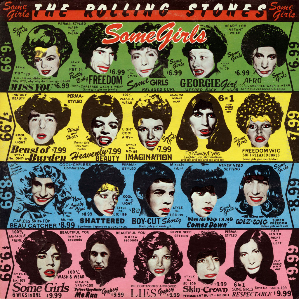 Vinyl record sleeve of "Some Girls" song by The Rolling Stones in 1978