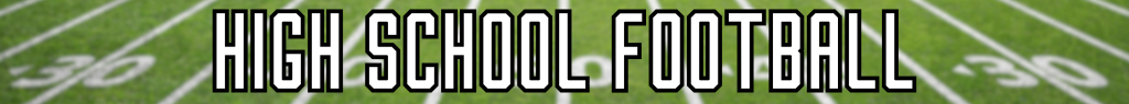 High school football banner
