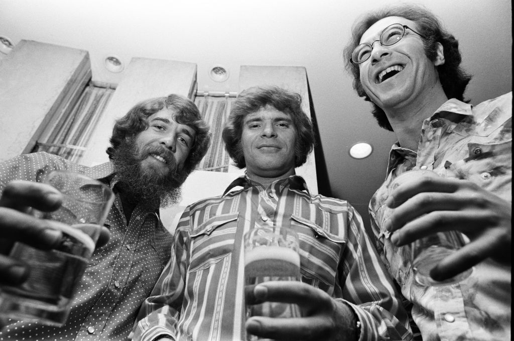 Creedence Clearwater Revival Drink A Toast At Press Conference
