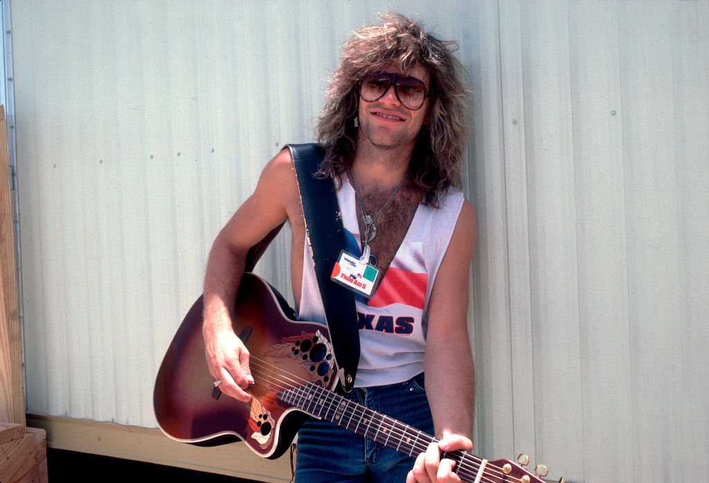 Portrait Of Jon Bon Jovi At Farm Aid II