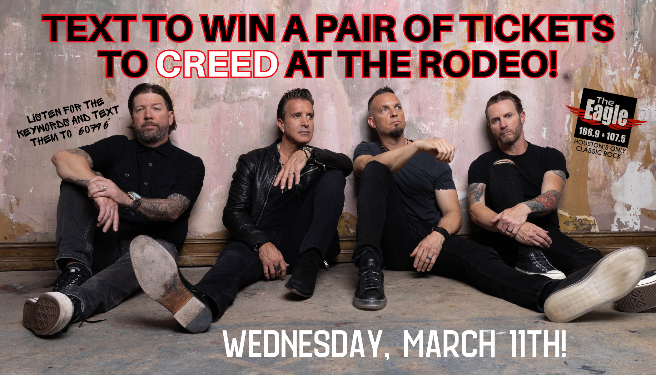 Text to Win Tickets to Creed at the Rodeo!