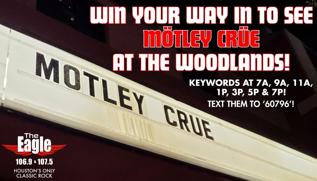 TEXT TO WIN TICKETS TO SEE MÖTLEY CRÜE!