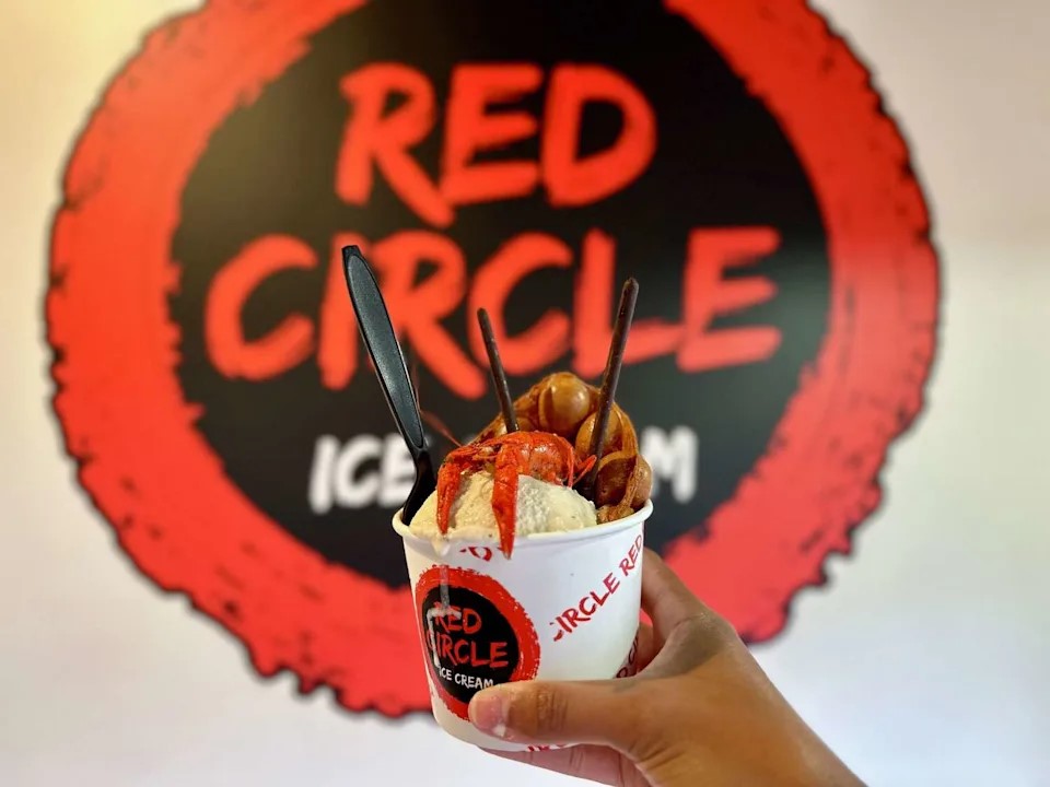 Crawfish Ice Cream - Red Circle