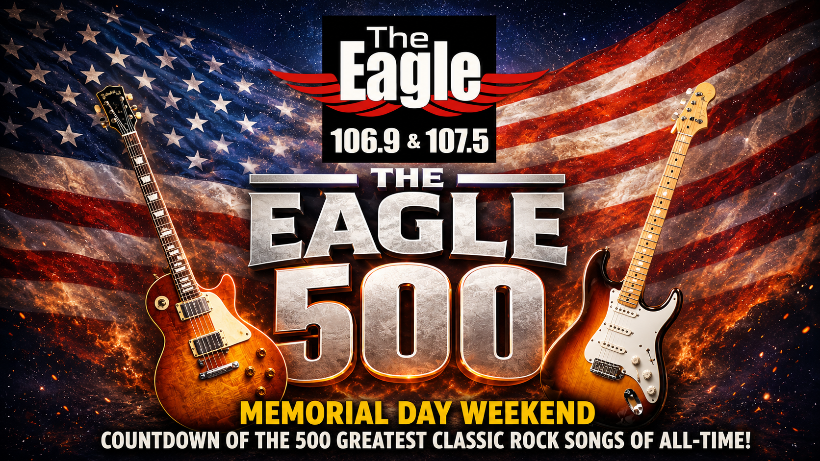 The Eagle 500: Countdown of the 500 Greatest Classic Rock Songs of All Time!