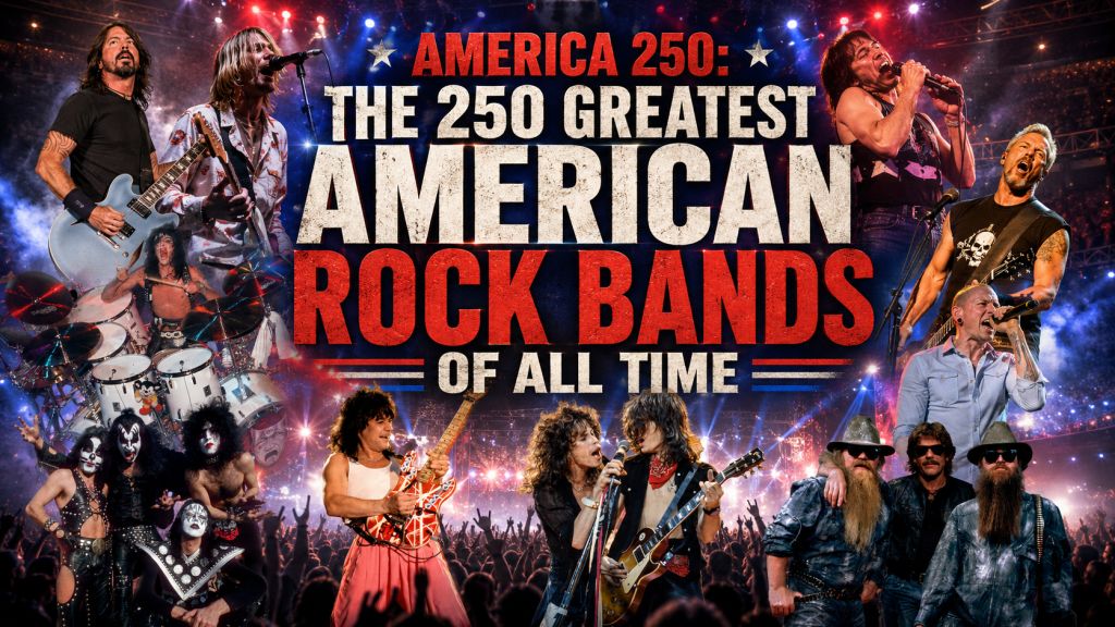 America 250: The 250 Greatest American Rock Bands of All Time