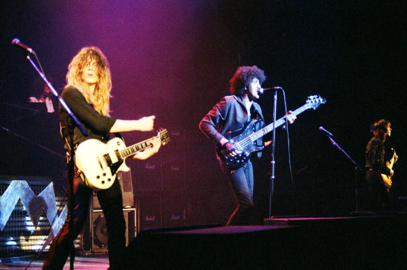 Thin Lizzy Perform At Hammersmith Odeon In London